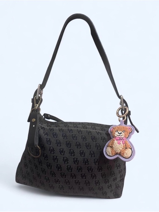 Dooney & Bourke Handbags - Dooney & Bourke Vtg Y2K Monogram Canvas Shoulder Bag